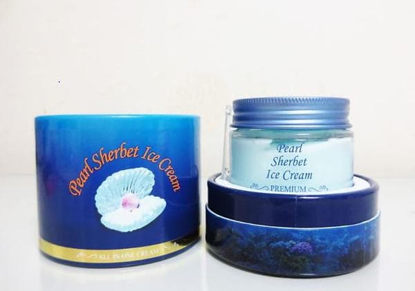 Pearl sherbet ice cream_ skin moisture cream for dry skin